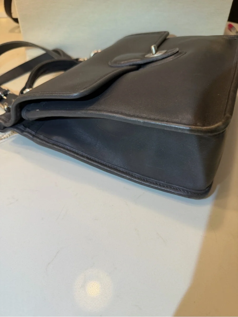 Vintage Coach Willis 9927 grey nickel
